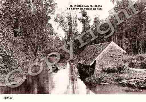 Ville de MEREVILLE, carte postale ancienne