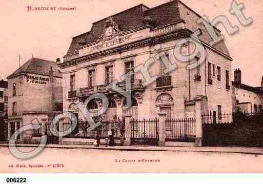 Ville de MIRECOURT, carte postale ancienne
