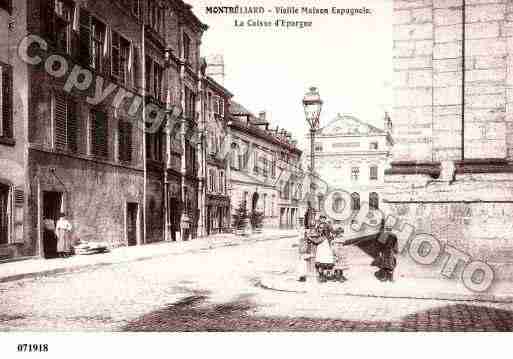 Ville de MONTBELIARD, carte postale ancienne