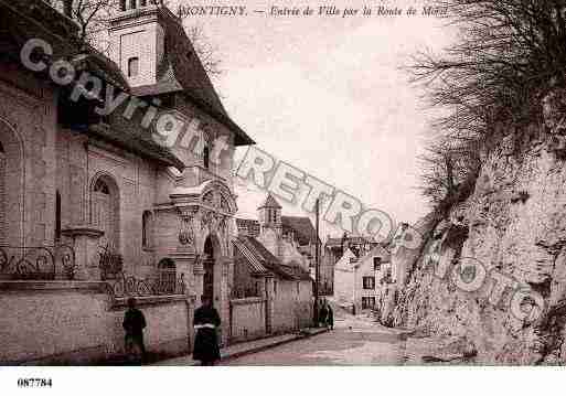 Ville de MONTIGNYSURLOING, carte postale ancienne