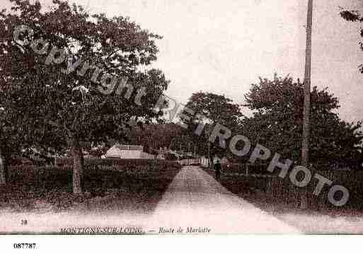 Ville de MONTIGNYSURLOING, carte postale ancienne