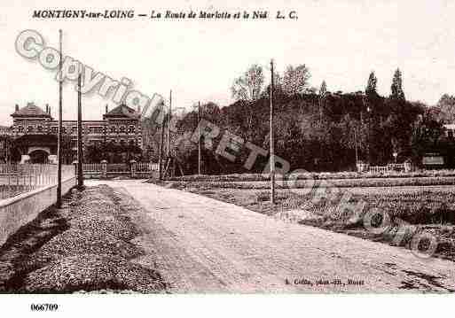 Ville de MONTIGNYSURLOING, carte postale ancienne