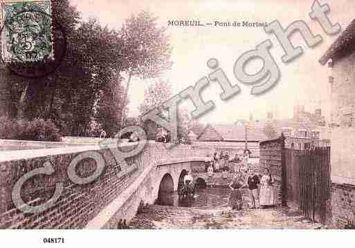 Ville de MOREUIL, carte postale ancienne