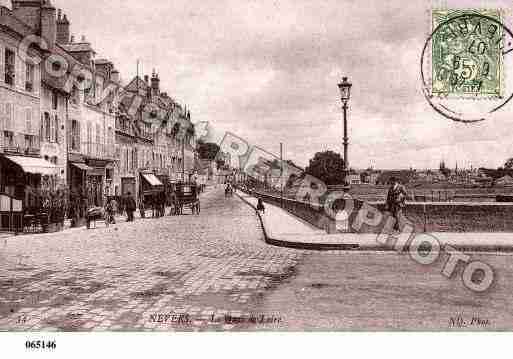 Ville de NEVERS, carte postale ancienne