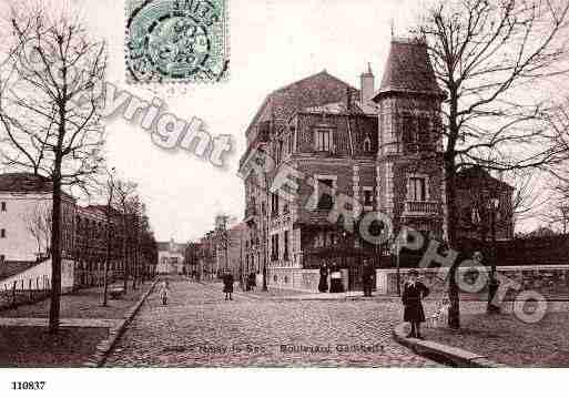 Ville de NOISYLESEC, carte postale ancienne