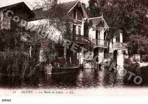 Ville de OLIVET, carte postale ancienne