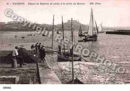 Ville de PAIMPOL, carte postale ancienne