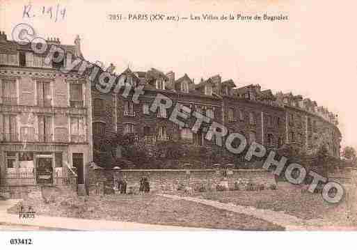 Ville de PARIS20, carte postale ancienne