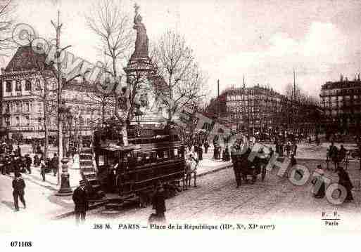 Ville de PARIS3, carte postale ancienne