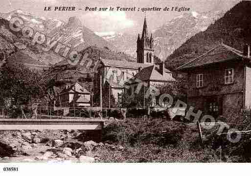 Ville de PERIER(LE), carte postale ancienne