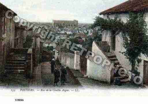 Ville de POITIERS, carte postale ancienne