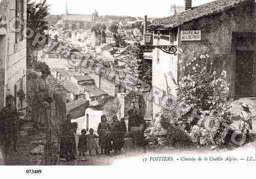 Ville de POITIERS, carte postale ancienne