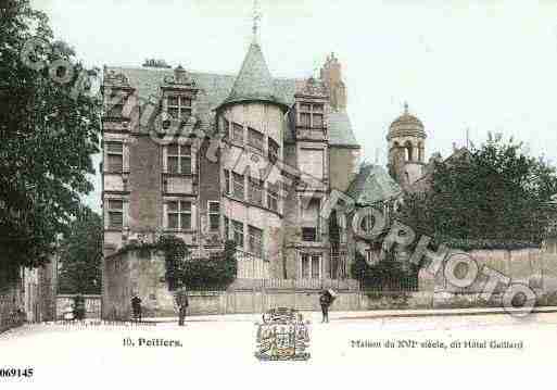 Ville de POITIERS, carte postale ancienne