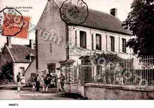 Ville de PONTSVANNE, carte postale ancienne