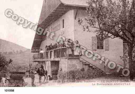 Ville de PONTET(LE), carte postale ancienne