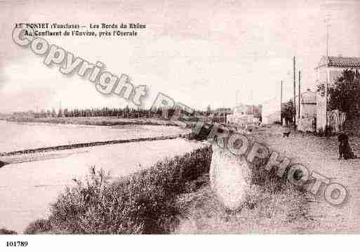 Ville de PONTET(LE), carte postale ancienne