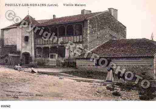 Ville de POUILLYLESNONAINS, carte postale ancienne