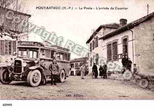 Ville de POUYASTRUC, carte postale ancienne