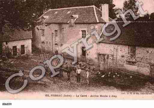 Ville de PRISSAC, carte postale ancienne