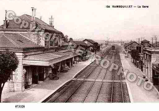 Ville de RAMBOUILLET, carte postale ancienne