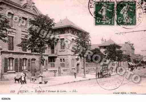 Ville de REIMS, carte postale ancienne