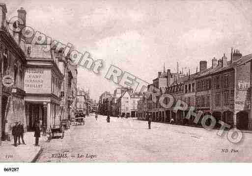 Ville de REIMS, carte postale ancienne