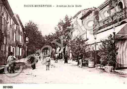 Ville de RIEUXMINERVOIS, carte postale ancienne