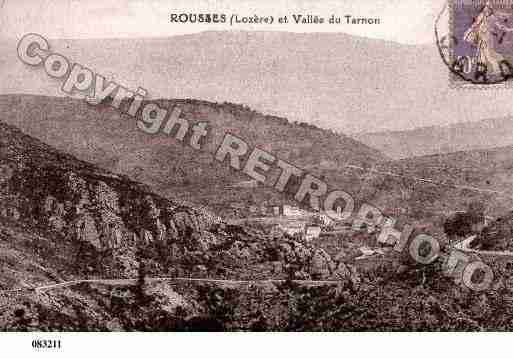 Ville de ROUSSES, carte postale ancienne