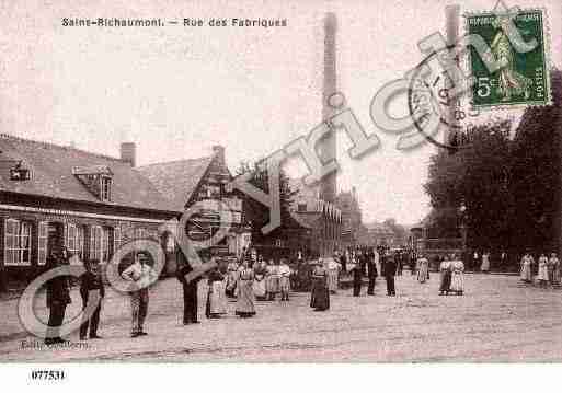 Ville de SAINSRICHAUMONT, carte postale ancienne