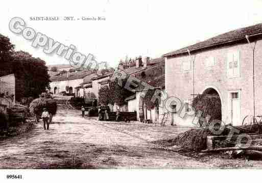 Ville de SAINTBASLEMONT, carte postale ancienne