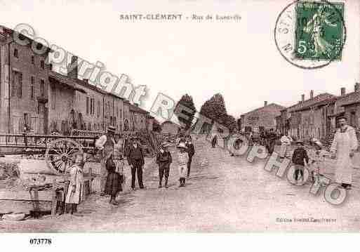 Ville de SAINTCLEMENT, carte postale ancienne