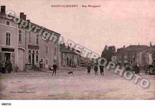 Ville de SAINTCLEMENT, carte postale ancienne