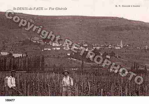 Ville de SAINTDENISDEVAUX, carte postale ancienne