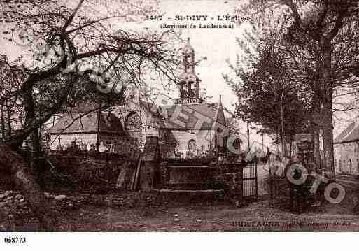 Ville de SAINTDIVY, carte postale ancienne