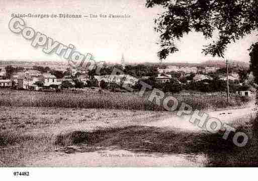 Ville de SAINTGEORGESDEDIDONNE, carte postale ancienne