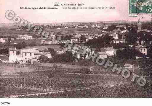 Ville de SAINTGEORGESDEDIDONNE, carte postale ancienne