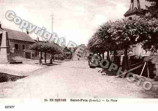 Ville de SAINTPRIX, carte postale ancienne