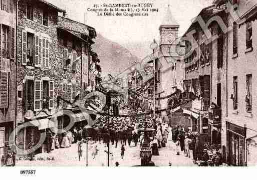 Ville de SAINTRAMBERTENBUGEY, carte postale ancienne Ville de SAINTRAMBERTENBUGEY, carte postale ancienne