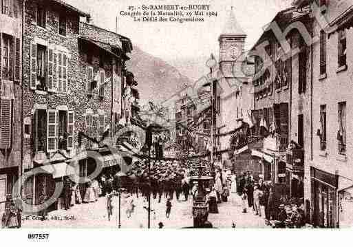 Ville de SAINTRAMBERTENBUGEY, carte postale ancienne