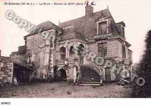 Ville de SAINTSATURNINSURLOIRE, carte postale ancienne