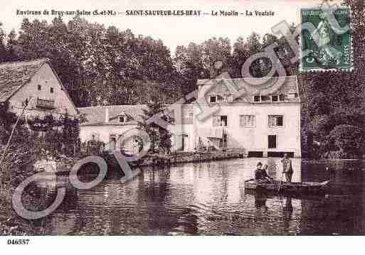 Ville de SAINTSAUVEURLESBRAY, carte postale ancienne