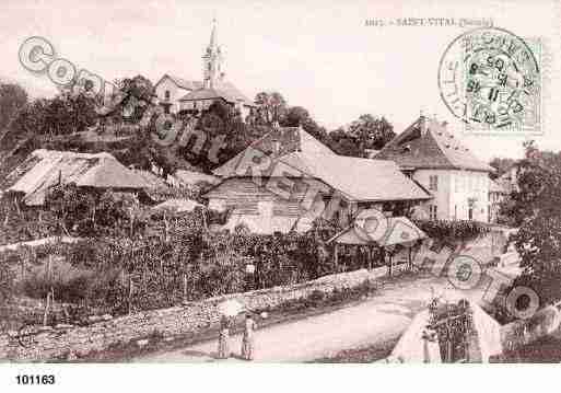 Ville de SAINTVITAL, carte postale ancienne