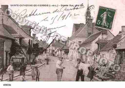 Ville de SAINTECATHERINEDEFIERBOIS, carte postale ancienne