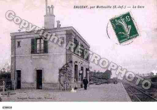 Ville de SAUSSAY, carte postale ancienne