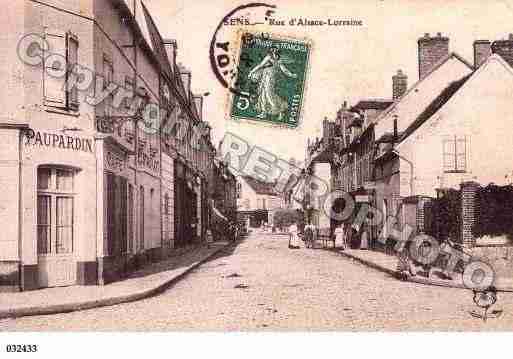 Ville de SENS, carte postale ancienne