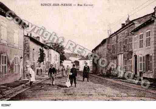 Ville de SORCYSAINTMARTIN, carte postale ancienne