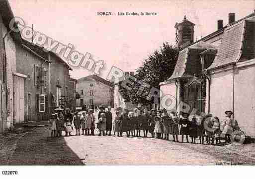 Ville de SORCYSAINTMARTIN, carte postale ancienne