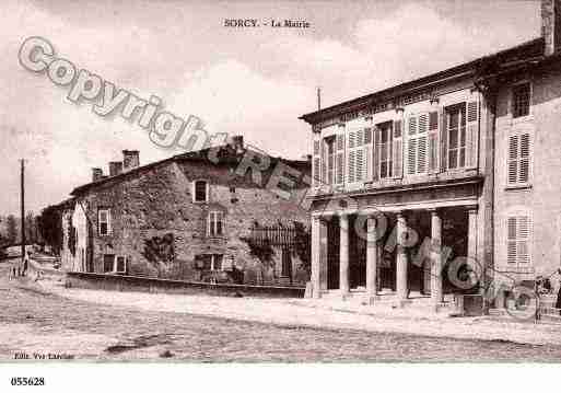 Ville de SORCYSAINTMARTIN, carte postale ancienne