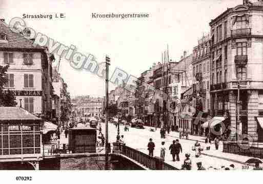 Ville de STRASBOURG, carte postale ancienne