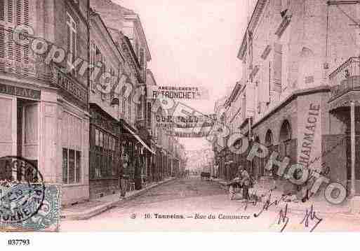 Ville de TONNEINS, carte postale ancienne